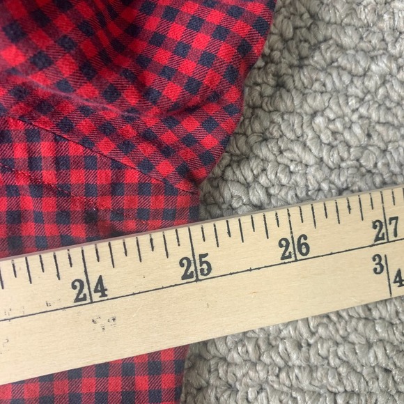Ralph Lauren Mens Shirt Size XL Red/Blue Gingham Button Down Long Sleeves - Picture 7 of 12